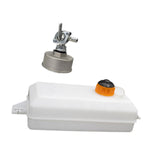 Maxbell Impact Rammer Gas Tank Large Gas Canister for Mower Electric Tampers Trimmer White
