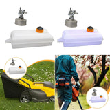 Maxbell Impact Rammer Gas Tank Large Gas Canister for Mower Electric Tampers Trimmer White