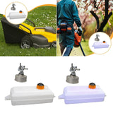 Maxbell Impact Rammer Gas Tank Large Gas Canister for Mower Electric Tampers Trimmer White