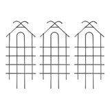 Maxbell 3 Pieces Plants Trellis Decorative Garden Trellis for Patio Balcony Backyard
