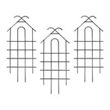 Maxbell 3 Pieces Plants Trellis Decorative Garden Trellis for Patio Balcony Backyard