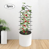 Maxbell 3 Pieces Plants Trellis Decorative Garden Trellis for Patio Balcony Backyard