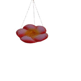 Maxbell Bird Waterer Feeder Weatherproof Stable Feeding Dish for Outside Garden Tree Red Yellow