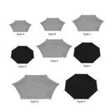 Maxbell Trampoline Shade Cover Reliable Backyard Trampoline Top Cover Sun Shelter 6ft for 6 Poles Gray