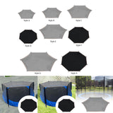 Maxbell Trampoline Shade Cover Reliable Backyard Trampoline Top Cover Sun Shelter 6ft for 6 Poles Gray