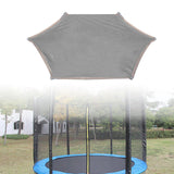 Maxbell Trampoline Shade Cover Reliable Backyard Trampoline Top Cover Sun Shelter 6ft for 6 Poles Gray