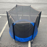Maxbell Trampoline Shade Cover Reliable Backyard Trampoline Top Cover Sun Shelter 8ft for 6 Poles Gray