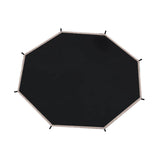 Maxbell Trampoline Shade Cover Reliable Backyard Trampoline Top Cover Sun Shelter 10ft for 8 Poles Black