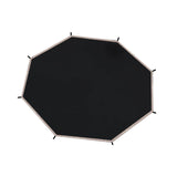 Maxbell Trampoline Shade Cover Reliable Backyard Trampoline Top Cover Sun Shelter 10ft for 8 Poles Black