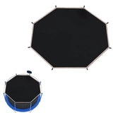 Maxbell Trampoline Shade Cover Reliable Backyard Trampoline Top Cover Sun Shelter 10ft for 8 Poles Black