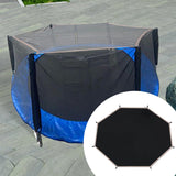 Maxbell Trampoline Shade Cover Reliable Backyard Trampoline Top Cover Sun Shelter 10ft for 8 Poles Black