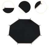 Maxbell Trampoline Shade Cover Reliable Backyard Trampoline Top Cover Sun Shelter 12ft for 8 Poles Black