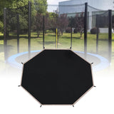 Maxbell Trampoline Shade Cover Reliable Backyard Trampoline Top Cover Sun Shelter 12ft for 8 Poles Black