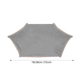 Maxbell Trampoline Shade Cover Reliable Backyard Trampoline Top Cover Sun Shelter 14ft for 6 Poles Gray