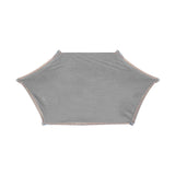 Maxbell Trampoline Shade Cover Reliable Backyard Trampoline Top Cover Sun Shelter 14ft for 6 Poles Gray