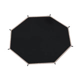 Maxbell Trampoline Shade Cover Reliable Backyard Trampoline Top Cover Sun Shelter 14ft for 8 Poles Black