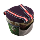 Maxbell Portable Garden Stool Gardening Seat for Fishing Outdoor Activities Backyard Red