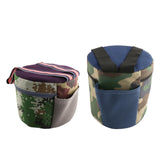 Maxbell Portable Garden Stool Gardening Seat for Fishing Outdoor Activities Backyard Red