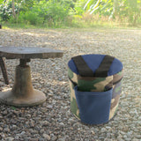 Maxbell Portable Garden Stool Gardening Seat for Fishing Outdoor Activities Backyard Blue