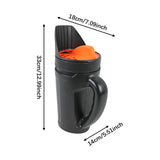 Maxbell Hand Spreader Shaker Adjustable Dial Salt Spreader for Backyard Turf Outdoor