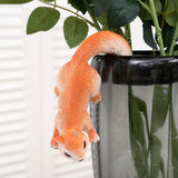 Maxbell 2 Pieces Squirrel Figurines Cute Animal Figurine for Outdoor Backyard Indoor