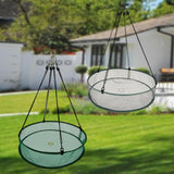 Maxbell Bird Seed Catcher Tray Practical Seed Hoop for Bee Feeder Bird Feeder Farmer Green