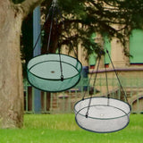 Maxbell Bird Seed Catcher Tray Practical Seed Hoop for Bee Feeder Bird Feeder Farmer Green