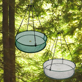 Maxbell Bird Seed Catcher Tray Practical Seed Hoop for Bee Feeder Bird Feeder Farmer Green