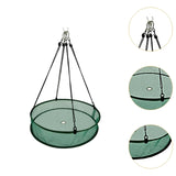 Maxbell Bird Seed Catcher Tray Practical Seed Hoop for Bee Feeder Bird Feeder Farmer Green