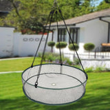 Maxbell Bird Seed Catcher Tray Practical Seed Hoop for Bee Feeder Bird Feeder Farmer Gray