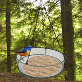 Maxbell Bird Seed Catcher Tray Practical Seed Hoop for Bee Feeder Bird Feeder Farmer Gray