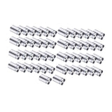 Maxbell 50Pcs Sign Standoff Screws Accessory Advertising Screws for Picture Displays Silvery
