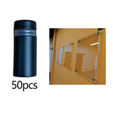 Maxbell 50Pcs Sign Standoff Screws Accessory Advertising Screws for Picture Displays Black