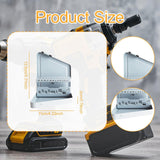 Maxbell Twist Drill Bit Case Accessories Iron Portable Drill Bit Dispenser Organizer 13 Slots