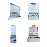 Maxbell Twist Drill Bit Case Accessories Iron Portable Drill Bit Dispenser Organizer 13 Slots