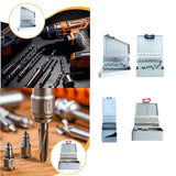Maxbell Twist Drill Bit Case Accessories Iron Portable Drill Bit Dispenser Organizer 13 Slots