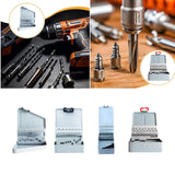 Maxbell Twist Drill Bit Case Accessories Iron Portable Drill Bit Dispenser Organizer 13 Slots
