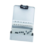 Maxbell Twist Drill Bit Case Accessories Iron Portable Drill Bit Dispenser Organizer 19 Slots