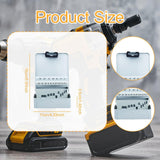 Maxbell Twist Drill Bit Case Accessories Iron Portable Drill Bit Dispenser Organizer 19 Slots