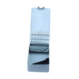Maxbell Twist Drill Bit Case Accessories Iron Portable Drill Bit Dispenser Organizer 25 Slots