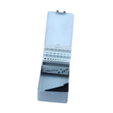 Maxbell Twist Drill Bit Case Accessories Iron Portable Drill Bit Dispenser Organizer 25 Slots