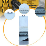 Maxbell Twist Drill Bit Case Accessories Iron Portable Drill Bit Dispenser Organizer 25 Slots