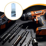 Maxbell Twist Drill Bit Case Accessories Iron Portable Drill Bit Dispenser Organizer 25 Slots
