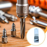 Maxbell Twist Drill Bit Case Accessories Iron Portable Drill Bit Dispenser Organizer 25 Slots