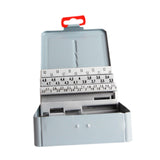 Maxbell Twist Drill Bit Case Accessories Iron Portable Drill Bit Dispenser Organizer 51 Slots