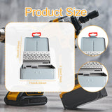 Maxbell Twist Drill Bit Case Accessories Iron Portable Drill Bit Dispenser Organizer 51 Slots