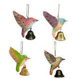 Maxbell Birds Hanging Ornament European Wooden Bird Statue for Office Backyard Party Light Green