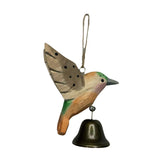 Maxbell Birds Hanging Ornament European Wooden Bird Statue for Office Backyard Party Light Green