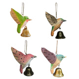 Maxbell Birds Hanging Ornament European Wooden Bird Statue for Office Backyard Party Light Green