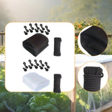 Maxbell Garden Netting Versatile Plant Netting Cover for Greenhouse Blueberry Bushes Black